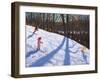 Three Valleys skiing ,2018-Andrew Macara-Framed Giclee Print