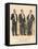 Three Variations of Evening Dress for 1893-4-null-Framed Stretched Canvas