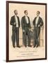 Three Variations of Evening Dress for 1893-4-null-Framed Art Print