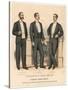 Three Variations of Evening Dress for 1893-4-null-Stretched Canvas