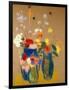 Three Vases of Flowers-Odilon Redon-Framed Giclee Print