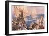 Three Vessels Weighed Anchor-George Washington Lambert-Framed Giclee Print