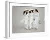 Three Vietnamese Young Women in White Fashion Walking Down the Street-Co Rentmeester-Framed Photographic Print