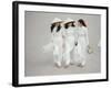 Three Vietnamese Young Women in White Fashion Walking Down the Street-Co Rentmeester-Framed Photographic Print