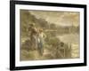 Three Washerwomen, C.1917 (Pastel on Paper)-Leon Augustin Lhermitte-Framed Giclee Print