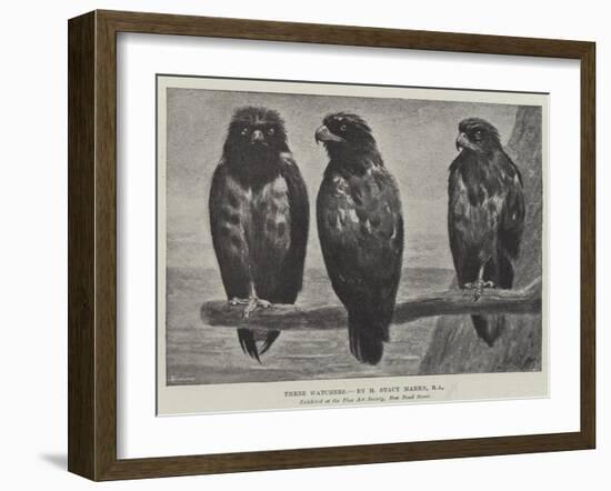 Three Watchers-Henry Stacey Marks-Framed Giclee Print