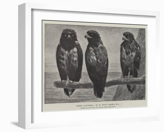 Three Watchers-Henry Stacey Marks-Framed Giclee Print