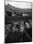 Three Welsh Coal Miners Just Up from the Pits After a Day's Work in Coal Mine in Wales-W^ Eugene Smith-Mounted Photographic Print