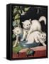 Three White Cats and Tub-Louis Wain-Framed Stretched Canvas
