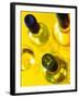 Three White Wine Bottles and a Wine Glass-Ulrike Koeb-Framed Photographic Print