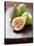 Three Whole Figs and One Half Fig-null-Stretched Canvas