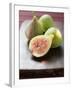 Three Whole Figs and One Half Fig-null-Framed Photographic Print