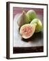 Three Whole Figs and One Half Fig-null-Framed Photographic Print