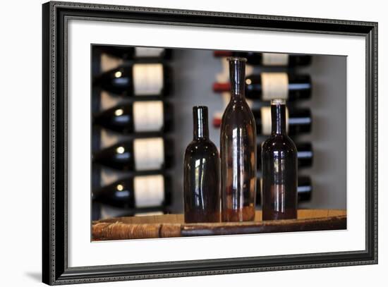 Three Wine Bottles-Matt Freedman-Framed Photographic Print