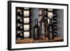 Three Wine Bottles-Matt Freedman-Framed Photographic Print