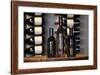 Three Wine Bottles-Matt Freedman-Framed Photographic Print