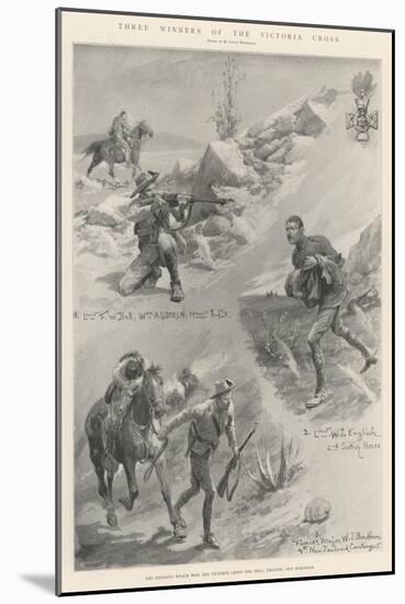 Three Winners of the Victoria Cross-Richard Caton Woodville II-Mounted Giclee Print