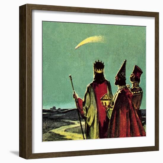 Three Wise Men-English School-Framed Giclee Print