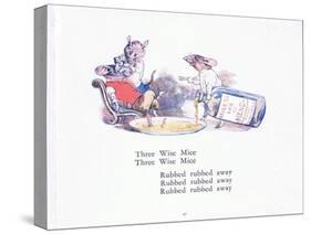 Three Wise Mice, Three Wise Mice-Walton Corbould-Stretched Canvas