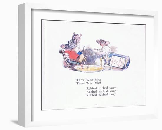Three Wise Mice, Three Wise Mice-Walton Corbould-Framed Giclee Print