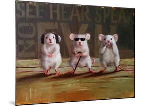 Three Wise Mice-Lucia Heffernan-Mounted Art Print