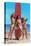 Three Woman Surfers in Bikinis Greetings from Ventura-null-Stretched Canvas