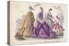 Three Women and a Child Wearing the Latest Fashions, 1864-Rigolet Rigolet-Stretched Canvas