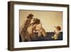 Three Women and a Girl-Félix Vallotton-Framed Giclee Print