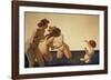 Three Women and a Girl-Félix Vallotton-Framed Giclee Print