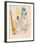 Three Women and Two Children, Havana (W/C on Paper)-Jules Pascin-Framed Giclee Print