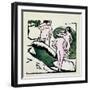 Three Women Bathing, 1911-12-Ernst Ludwig Kirchner-Framed Giclee Print