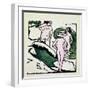 Three Women Bathing, 1911-12-Ernst Ludwig Kirchner-Framed Giclee Print