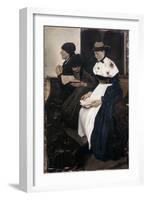 Three Women in Church-Wilhelm Leibl-Framed Giclee Print