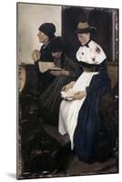 Three Women in Church-Wilhelm Leibl-Mounted Giclee Print