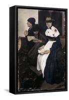 Three Women in Church-Wilhelm Leibl-Framed Stretched Canvas