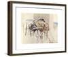 Three Women in Conversation on a Terrace-Giovanni Boldini-Framed Premium Giclee Print