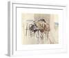 Three Women in Conversation on a Terrace-Giovanni Boldini-Framed Premium Giclee Print