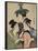 Three Women in Fashionable Hats-Kitagawa Utamaro-Framed Art Print