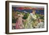 Three Women on the Balcony, 1905 (Oil on Canvas)-Louis Valtat-Framed Giclee Print