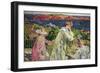 Three Women on the Balcony, 1905 (Oil on Canvas)-Louis Valtat-Framed Giclee Print