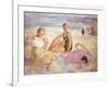 Three Women on the Beach-Henri Lebasque-Framed Giclee Print