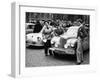 Three Women with a Sunbeam Talbot, Monte Carlo Rally, 18th January 1954-null-Framed Photographic Print