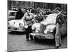 Three Women with a Sunbeam Talbot, Monte Carlo Rally, 18th January 1954-null-Mounted Photographic Print