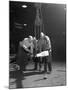 Three Workers from Edgar Allens Handle a Red Hot Billet, Sheffield, South Yorkshire, 1963-Michael Walters-Mounted Photographic Print