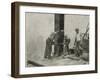 Three Workers Securing a Rivet, Empire State Building, 1931 (Gelatin Silver Print)-Lewis Wickes Hine-Framed Giclee Print