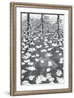 Three Worlds-M^ C^ Escher-Framed Art Print