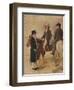 Three Worthies of the Turf at Newmarket, C.1804: John Hilton, Judge of the Canvas)-Benjamin Marshall-Framed Giclee Print