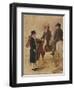 Three Worthies of the Turf at Newmarket, C.1804: John Hilton, Judge of the Canvas)-Benjamin Marshall-Framed Giclee Print