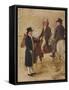 Three Worthies of the Turf at Newmarket, C.1804: John Hilton, Judge of the Canvas)-Benjamin Marshall-Framed Stretched Canvas