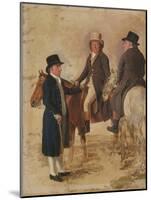 Three Worthies of the Turf at Newmarket, C.1804: John Hilton, Judge of the Canvas)-Benjamin Marshall-Mounted Giclee Print